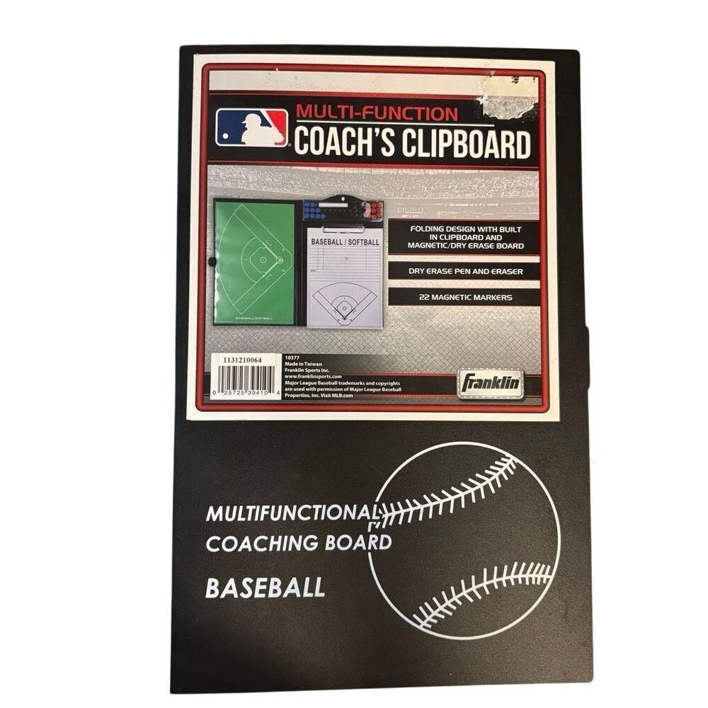 Franklin MLB Multi-Function Baseball Coaches Clipboard